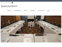 Tablet Screenshot of mtpeernetwork.org